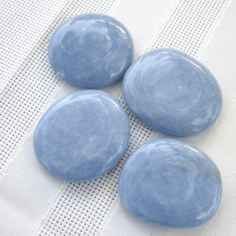 Montecito Blue Angelite & Alabaster Gold Vermeil Bracelet